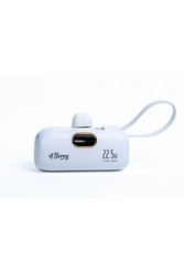 4Berry - 4Berry Smart Power Bank Beyaz (22.5 W -5000 mah)(LIGHTNING)