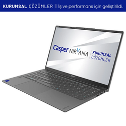 Casper Nirvana X700 i5 12450H 8GB RAM 500GB M2 1245-8E00T-G-F Dizüstü Bilgisayar - Thumbnail