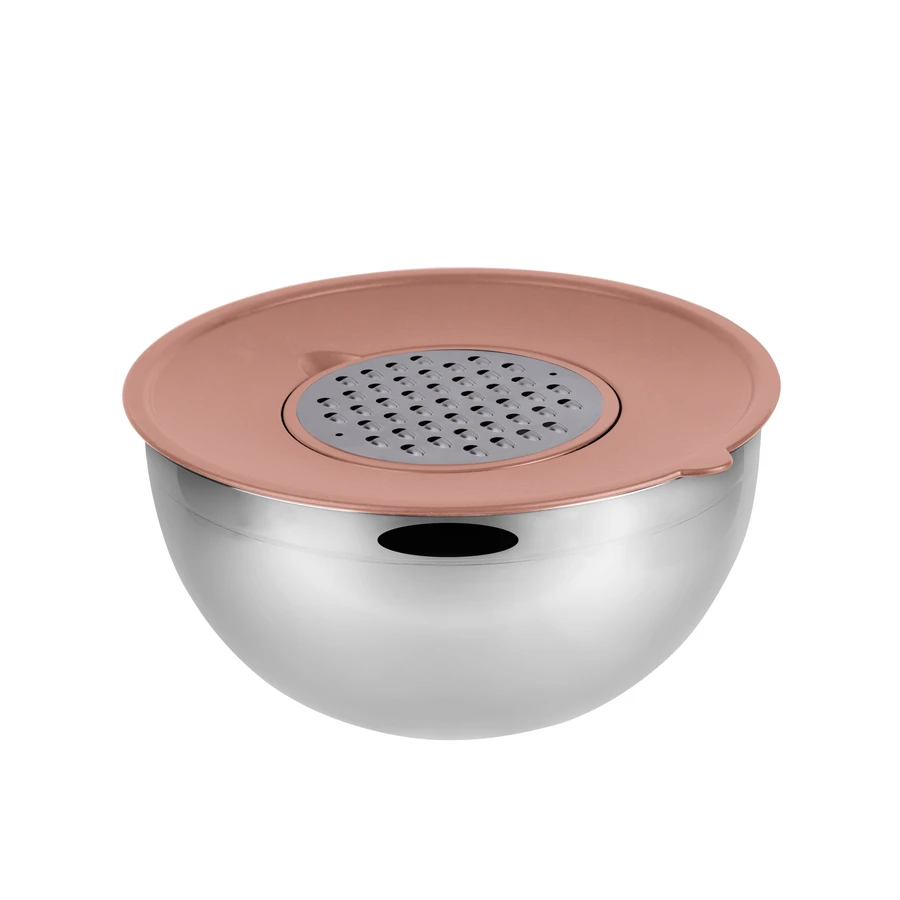 Emsan Demre 3 in 1 Golden Pink Çok Amaçlı Karıştırma ve Saklama Kabı