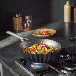 Emsan - Emsan Diagon 28 cm Wok Tava