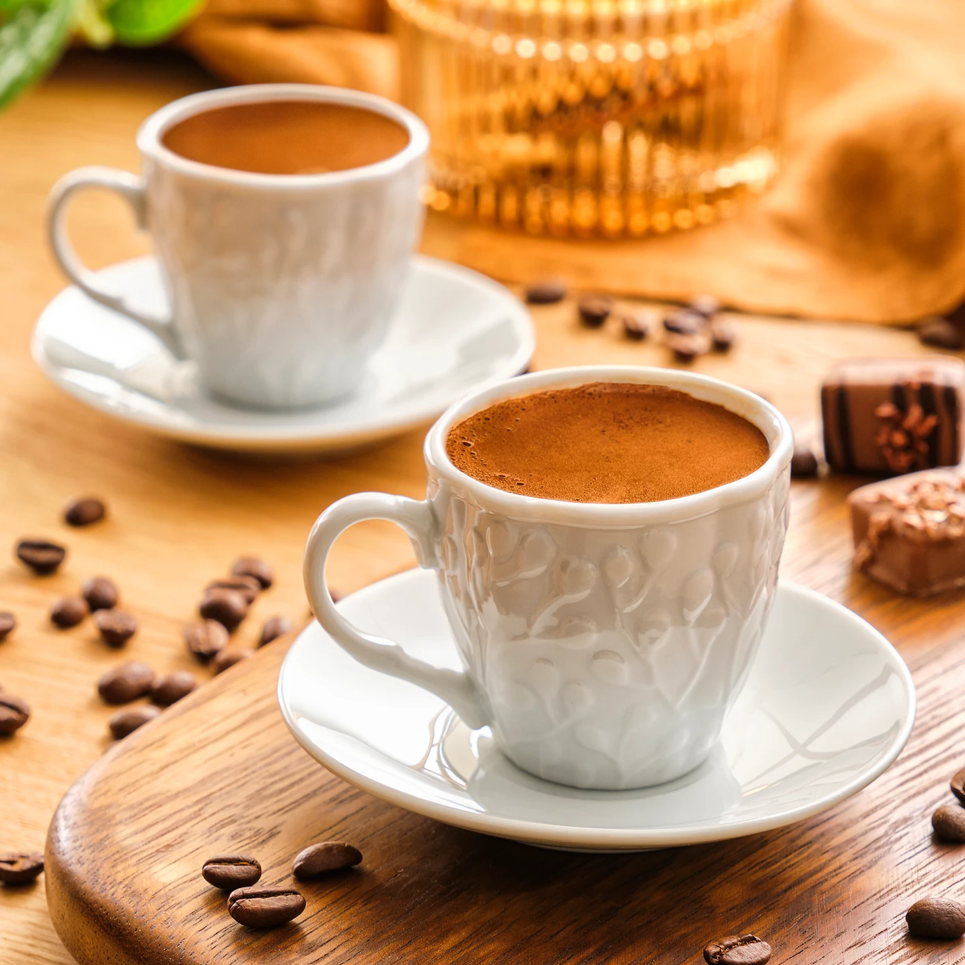 Emsan İstinye 6 Kişilik Kahve Fincan Takımı 90 ml - Thumbnail