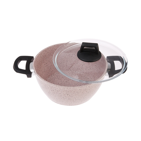 Emsan Oasis-s Lavander 7 Parça Granit Tencere Seti