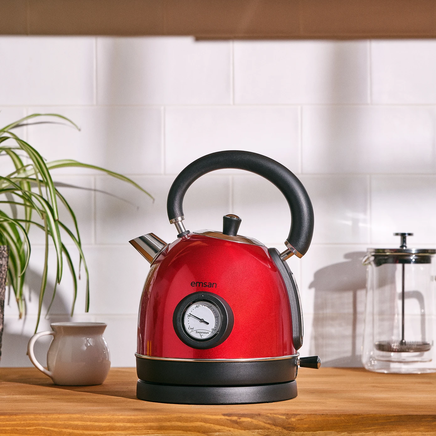 Emsan - Emsan Turtle Kettle Red