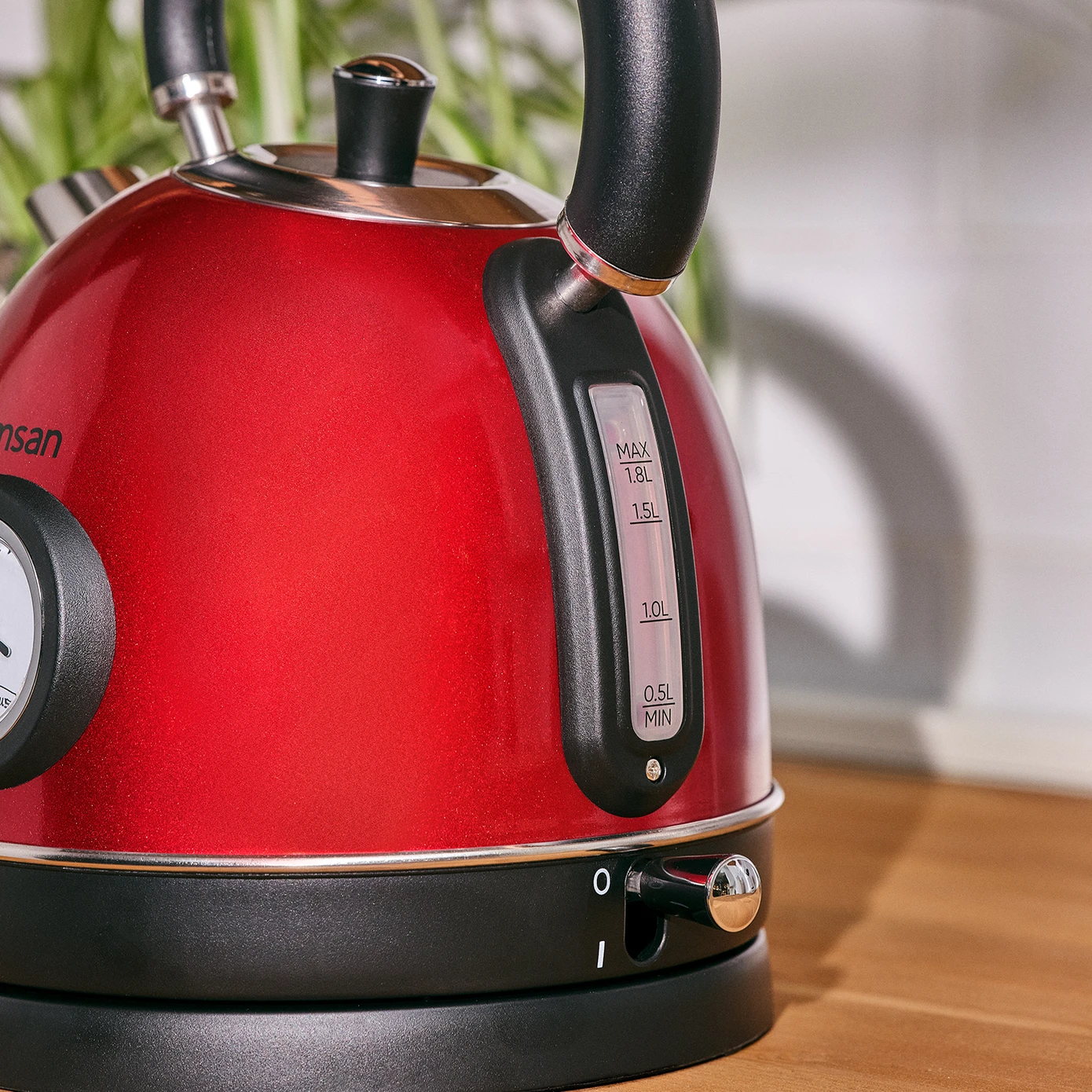 Emsan Turtle Kettle Red - Thumbnail