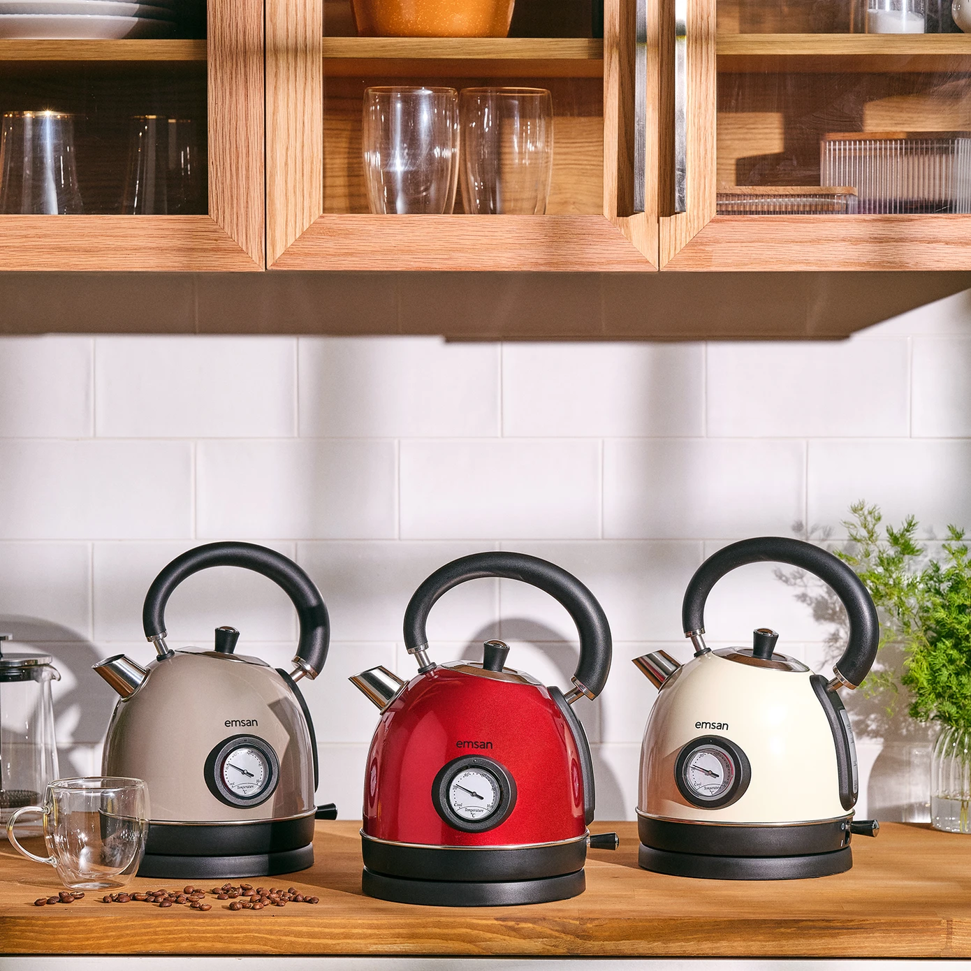 Emsan Turtle Kettle Red
