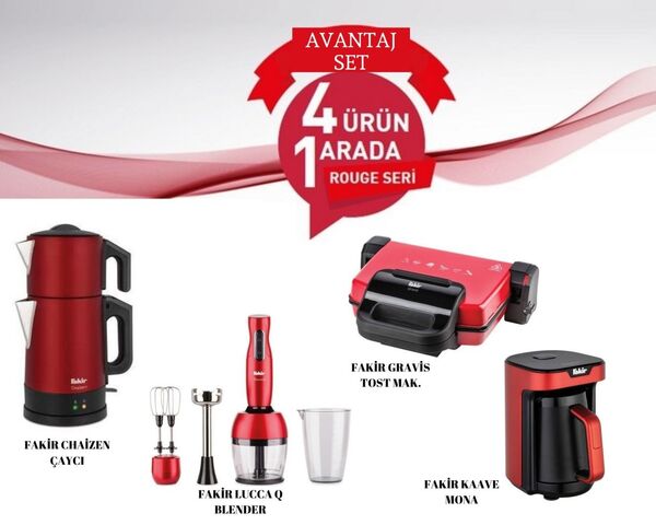 Fakir Rouge Serisi 4'lü Avantaj Paket