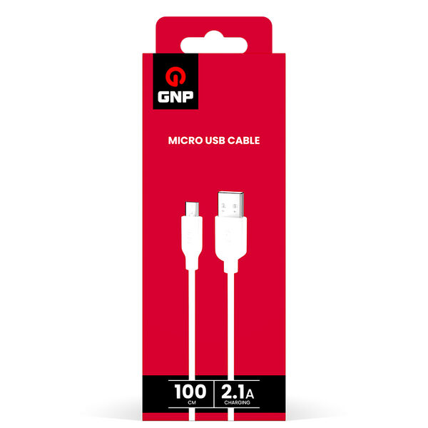 Gnp 2.1 Mah Micro USB Kablo Beyaz