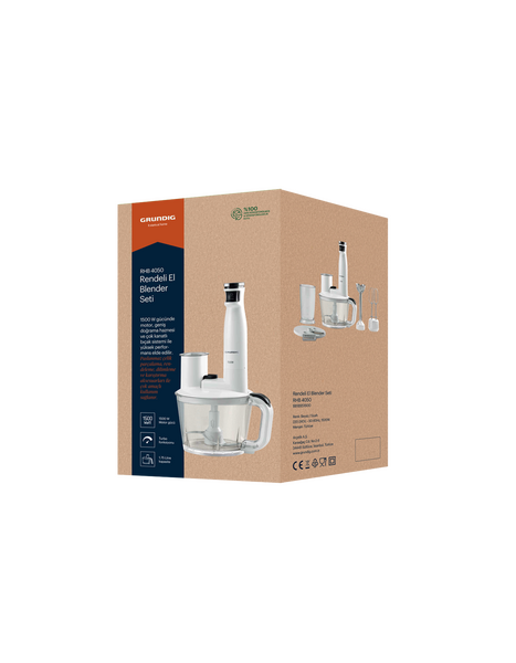 Grundig RHB 4050 Blender Seti Beyaz
