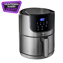 Homend - Homend Airfryday 2502H 8 Programlı Dokunmatik Ekranlı 5 L Airfryer