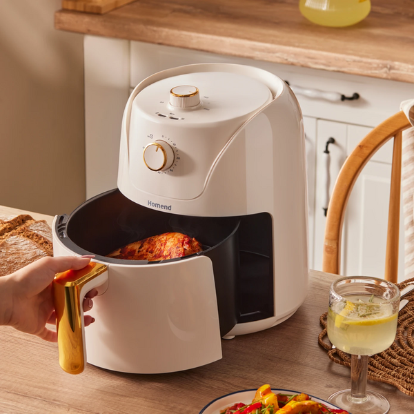 Homend Airfryday 2504H 8 Farklı Programlı 4,3 L Airfryer Krem