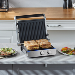 Homend - Homend Grilliant 1344H Inox Gövdeli, Döküm Plakalı Tost ve Izgara Makinesi