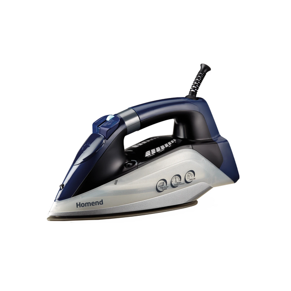 Homend İron Power 1162H Buharlı Ütü Siyah Mavi