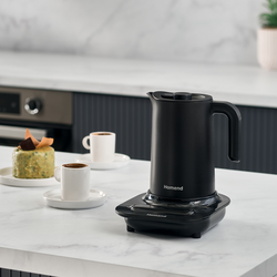 Homend - Homend Pottoman Plus 1889H 5 Fincan Kapasiteli Otomatik Türk Kahve Makinesi, Mini Kettle ve Süt Isıtıcı 3 in 1 Makinesi