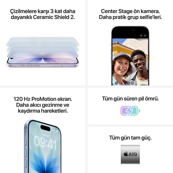 iPhone 17 512GB Ada Çayı (Apple Türkiye Garantili)