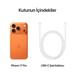 iPhone 17 Pro 1TB Kozmik Turuncu (Apple Türkiye Garantili) - Thumbnail