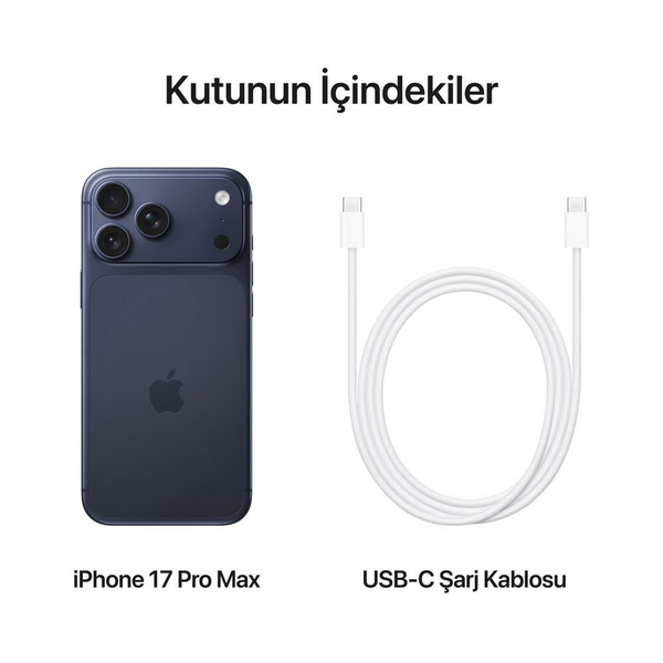 iPhone 17 Pro Max 2TB Abis (Apple Türkiye Garantili)