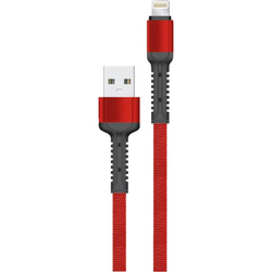 iThink - iThink K401A Lighting Şarj ve Veri Aktarım Kablosu Kırmızı