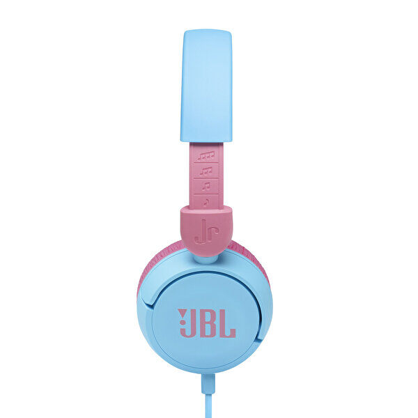 JBL JR310 Kablolu Kulak Üstü Çoçuk Kulaklığı Mavi (JBL Türkiye Garantili)