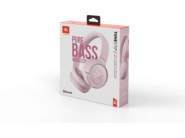 JBL Tune 570BT Kulak Üstü Bluetooth Kulaklık Pembe (JBL Türkiye Garantili)
