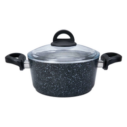 Karaca Dark Stone Bio Granit 20 cm Tencere - Thumbnail