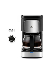 Karaca Just Coffee Aroma 2 in 1 Filtre Kahve ve Çay Demleme Makinesi Inox - Thumbnail