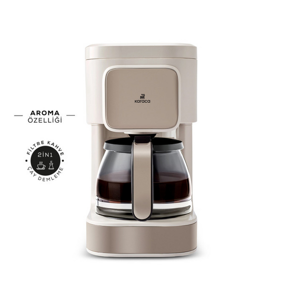 Karaca Just Coffee Aroma 2 in 1 Filtre Kahve ve Çay Demleme Makinesi Latte