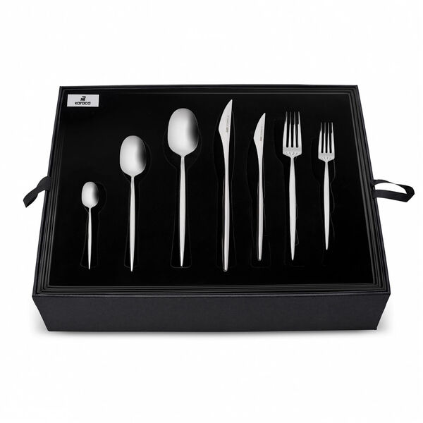 Karaca Thor Elegance 316+ Çelik 84 Parça 12 Kişilik Çatal Kaşık Bıçak Takımı