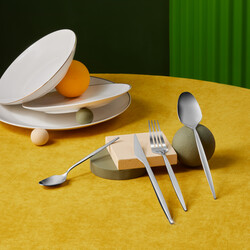 Karaca - Karaca Thor Elegance 316+ Çelik 84 Parça 12 Kişilik Çatal Kaşık Bıçak Takımı