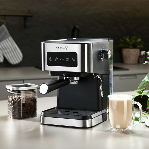 Korkmaz Java Süt Köpürtücülü Espresso Kahve Makinesi A981