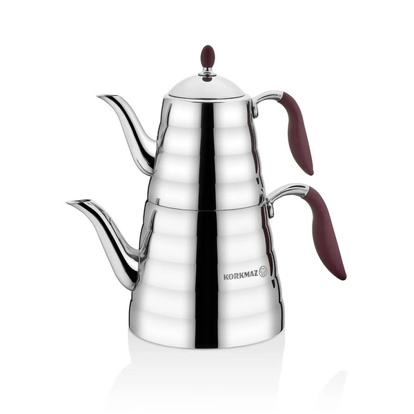 Korkmaz Viva Bordo Çaydanlık Takımı 2.5 lt A219-01