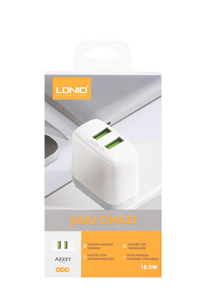 LDNIO Ev Şarj Seti A2221 + Type-C Kablo