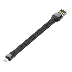LDNIO - LDNIO LS50 Lightning 15cm Veri Kablosu Siyah