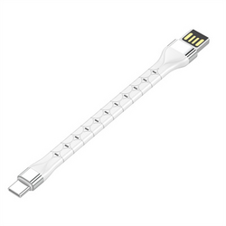 LDNIO - LDNIO LS50 Type-C 15cm Veri Kablosu Beyaz