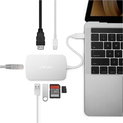 Minix USB-C Multiport Adaptör Gümüş - Thumbnail