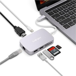 Minix USB-C Multiport Adaptör Gümüş - Thumbnail
