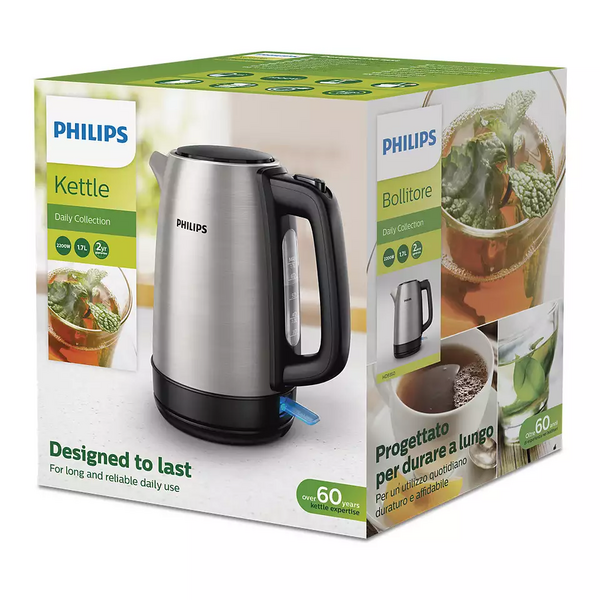 Philips HD9350/90 Daily Collection 2200 W Çelik Su Isıtıcı