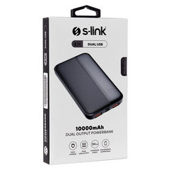 S-link IP-G10N 10000 mAh Powerbank Siyah - Thumbnail