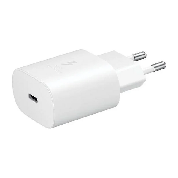 Samsung EP-TA800N Type C Hızlı Şarj Adaptörü 25W Beyaz (Samsung Türkiye Garantili)