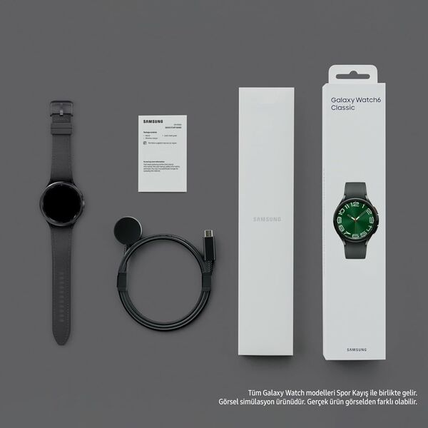 Samsung Galaxy Watch 6 Classic 47 MM Gümüş Akıllı Saat (Samsung Türkiye Garantili)