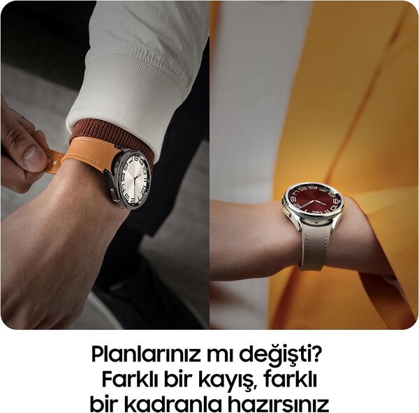 Samsung Galaxy Watch 6 Classic 47 MM Gümüş Akıllı Saat (Samsung Türkiye Garantili)