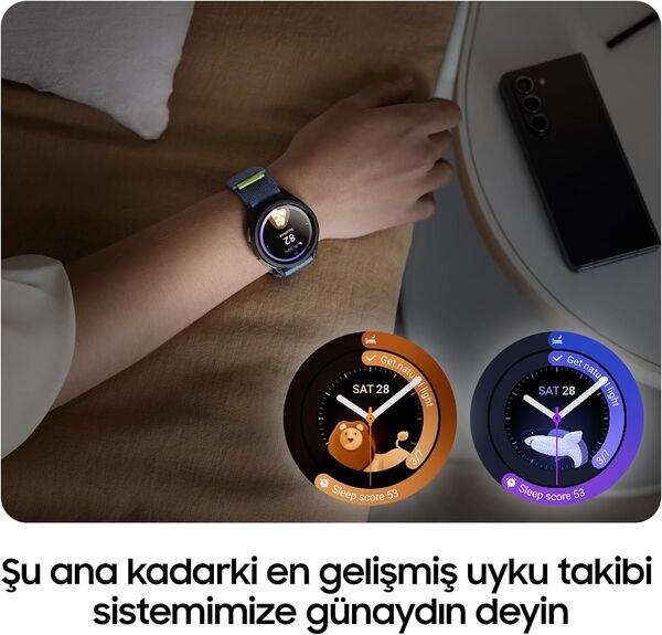 Samsung Galaxy Watch 6 Classic 47 MM Siyah Akıllı Saat (Samsung Türkiye Garantili)