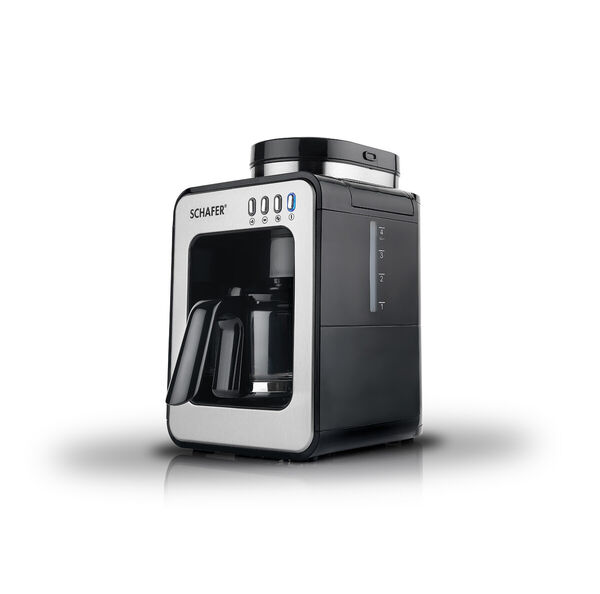 Schafer Barista Öğütücülü Filtre Kahve Makinesi Siyah