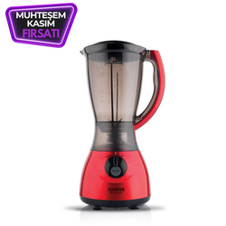 Schafer - Schafer Blendy Kırmızı Sürahili Smotthie Blender