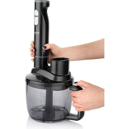 Schafer Chef Blend Mega Blender Set Siyah