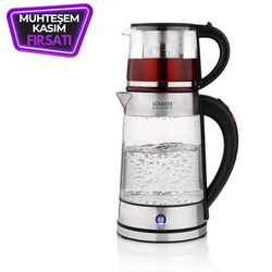Schafer - Schafer Gourmemaxx Cam Çay Makinesi Inox