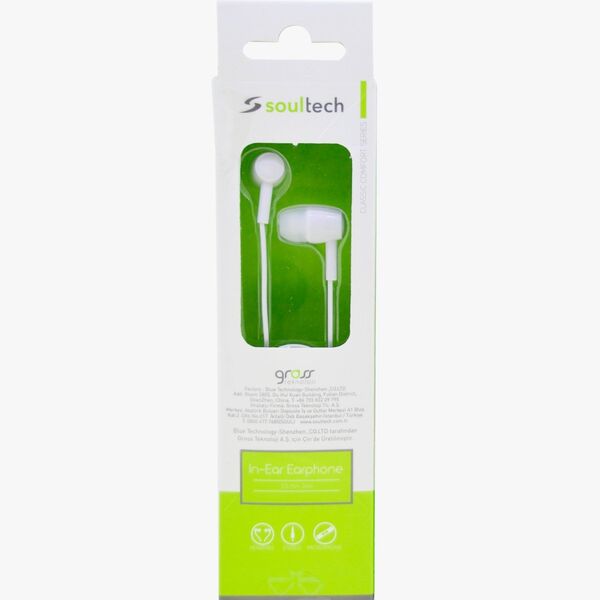 Soultech KK030B Comfort Classic Kulaklık Beyaz