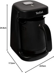 Tefal Köpüklüm Compact Türk Kahvesi Makinesi Siyah - Thumbnail