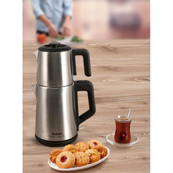 Tefal Magic Tea XL Çelik Çay Makinesi Inox - Thumbnail