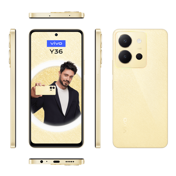 Vivo Y36 8GB/128 GB Altın Sarısı (Vivo Türkiye Garantili)