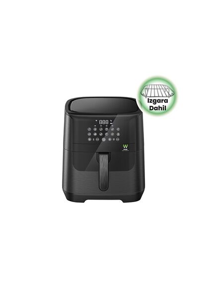 Wiami Airfryer 7 L Akıllı Yağsız Hava Fritözü Siyah (Wiami Türkiye Garantili)